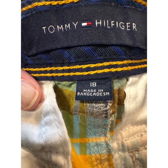 Tommy Hilfiger Plaid Shorts Boy's Size 18 - Picture 5 of 5